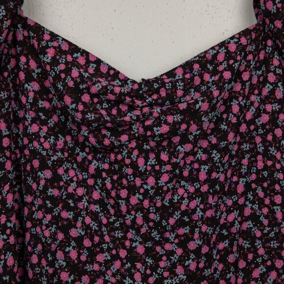 City Triangles peasant ditzy floral mini dress-XL - Picture 2 of 5